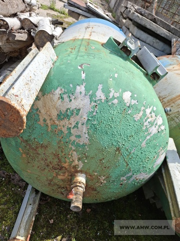 Zbiornik hydroforowy 1 500 l (średnica 1000 mm, całkowita wysokość 2350 mm) - pakiet zawierający 2 szt. 